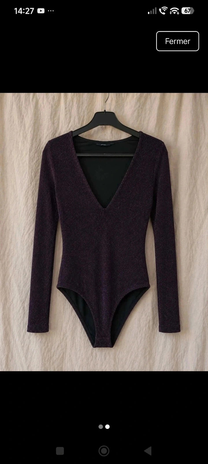 Body con lentejuelas talla M – photo 2